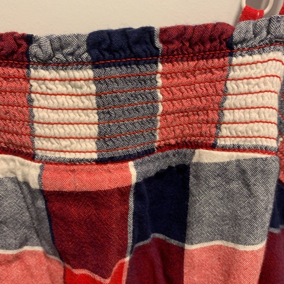Brand: Old Navy Size: XL(14) Plaid Sleeveless kids jumper with spaghetti straps - Picture 3 of 4